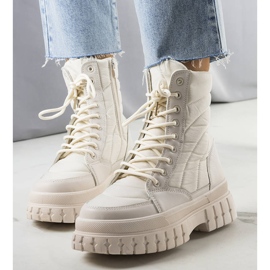 Arinna beige isolierte Schneestiefel 1