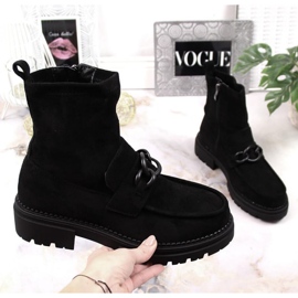 Laura La.Fi PMR26 isolierte Wildlederstiefel schwarz 1