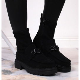 Laura La.Fi PMR26 isolierte Wildlederstiefel schwarz 2