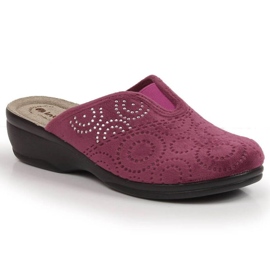 Bequeme Hausschuhe mit Gummiband Inblu ARC22 rot 1