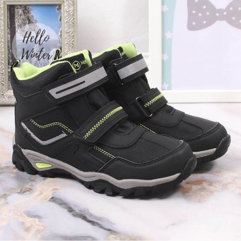 Masita Isolierte Stiefel mit Klettverschluss McKeylor Jr. JAN171 schwarz 2