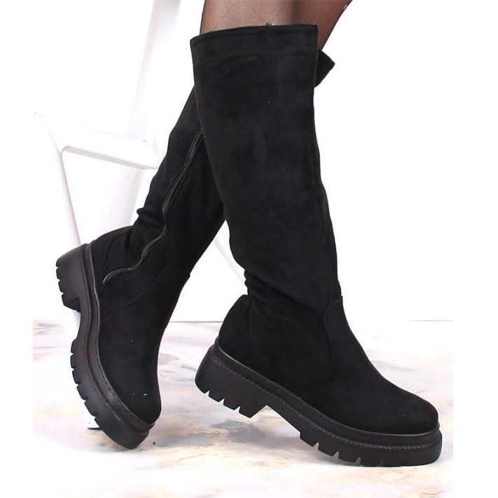 Warme Wildlederstiefel T.Sokolski W SCA180 schwarz 1