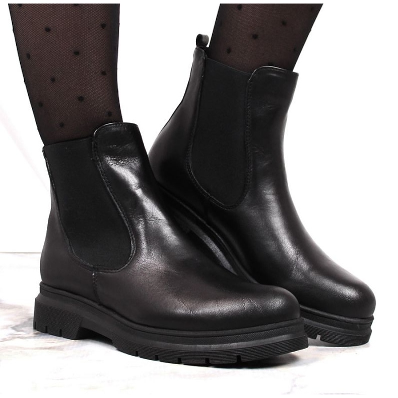 Dolomite Rage Pro Leder-Slipper Dolce Pietro W P94 schwarz 2