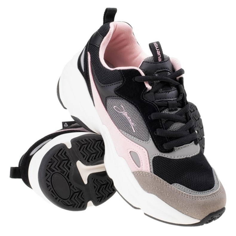 Iguana Obenari Schuhe W 92800347038 schwarz rosa grau 1