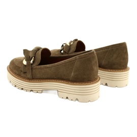 Frauenschuhe mit Zierendekoration Laura Messi 2523 Grün 3