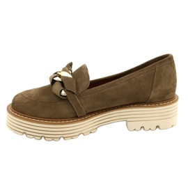 Frauenschuhe mit Zierendekoration Laura Messi 2523 Grün 1