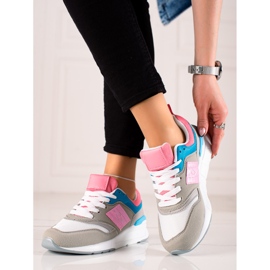 TRENDI Lässige Sportschuhe beige mehrfarbig 1