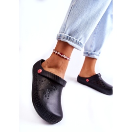 Leichte Hausschuhe für Damen Kroks Big Star II275001 Schwarz 3