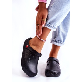 Leichte Hausschuhe für Damen Kroks Big Star II275001 Schwarz 2