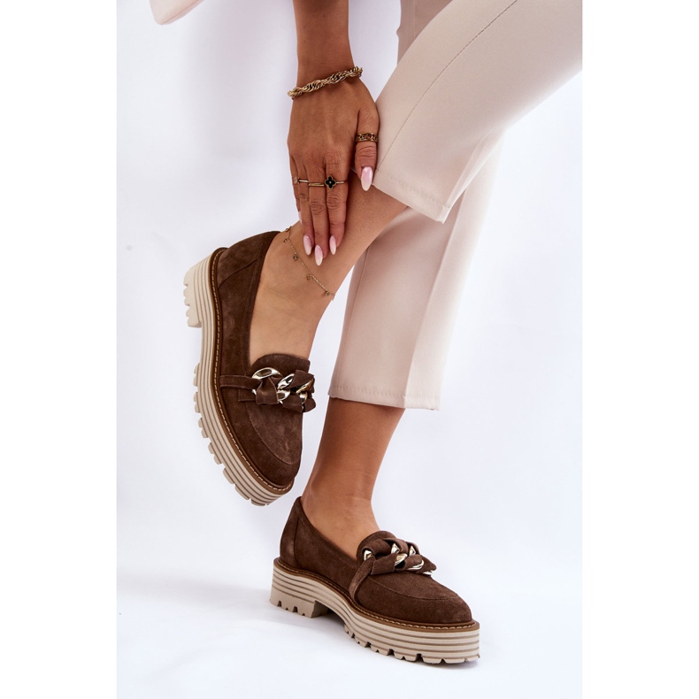 Damen Wildlederschuhe Laura Messi 2523 grün 2