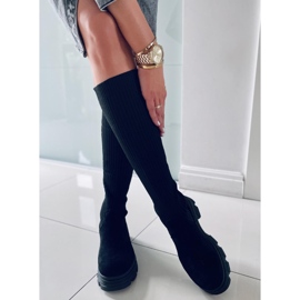 BM Janelle Schwarze Sockenschuhe 2