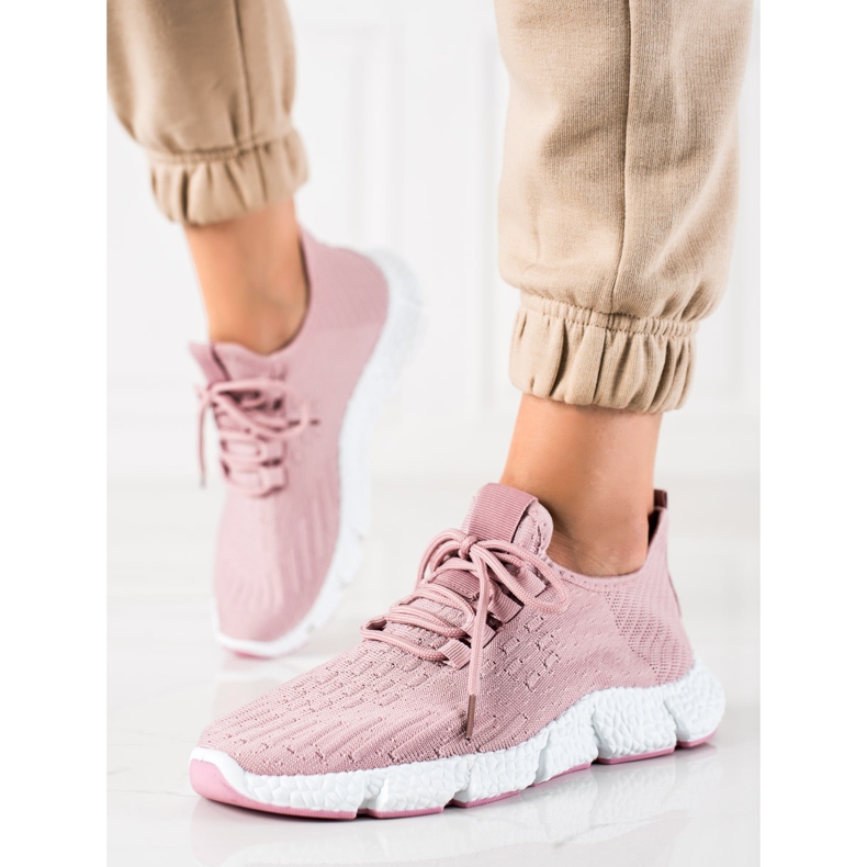 SHELOVET Rosa Sportturnschuhe 1