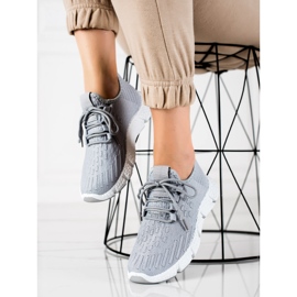 SHELOVET Graue Sportschuhe 1