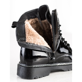 SHELOVET Modische schwarze Stiefel 1