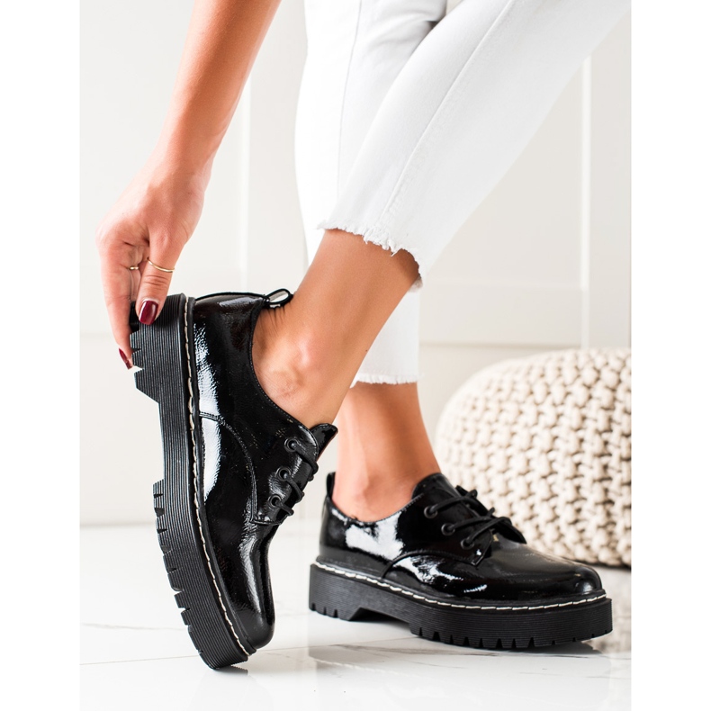 Schwarze VINCEZA Schuhe 2