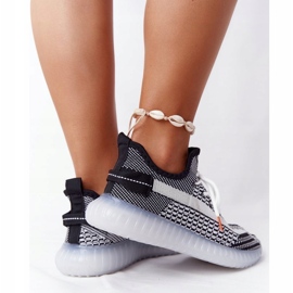 PA1 Sportschuhe auf einer Gelsohle Schwarz Freestyler weiß 3