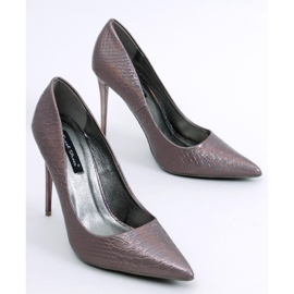 Schillernde Pumps von Jean Gun für Damen grau 1