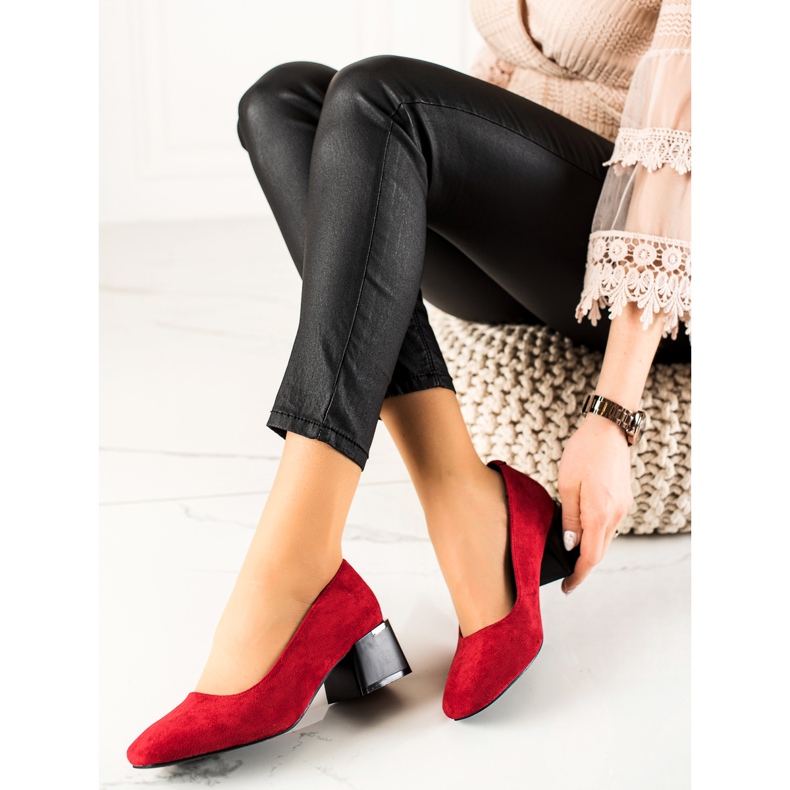 Stylische Pumps High Heels La.Fi rot 1