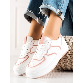 Weide Bequeme lässige Turnschuhe weiß 2