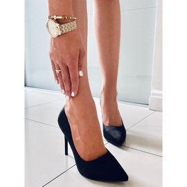 PA1 Damen Satin High Heels Talia Black schwarz 2