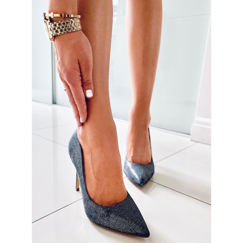 PA1 Schillernde Damenschuhe von Halsey Gun navy blau mehrfarbig 2