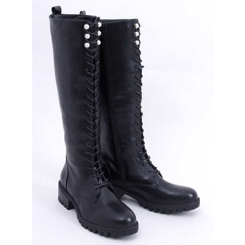 PA1 Tarver Black Damen-Schnürstiefel schwarz 1