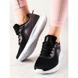 TRENDI Stylische Sportschuhe schwarz 1