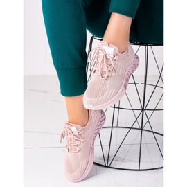 SHELOVET Rosa Sportschuhe 1