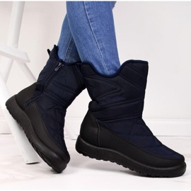 Wasserdichte Schneestiefel für Damen, marineblau NEWS 1