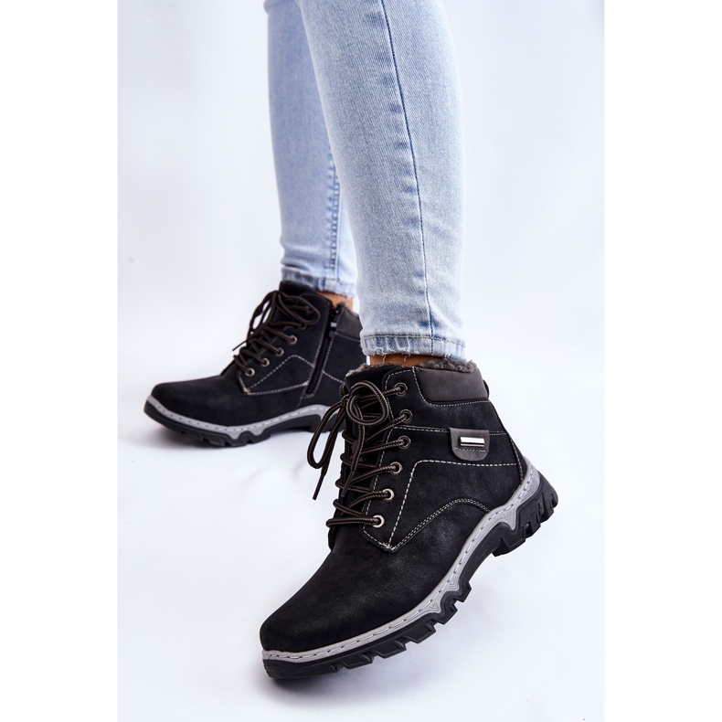 PA1 Trapperstiefel für Damen Warm Zipper Black Jake schwarz 2