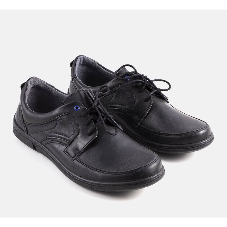 Schwarze Herrenschuhe von Lukio 1