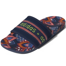 Adidas Adilette Comfort W GV7086 Hausschuhe rot marineblau rosa grün 2