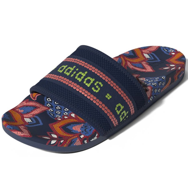 Adidas Adilette Comfort W GV7086 Hausschuhe rot marineblau rosa grün 2