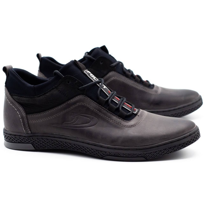 Polbut Herren-Winterstiefel K27F, grau schwarz 2