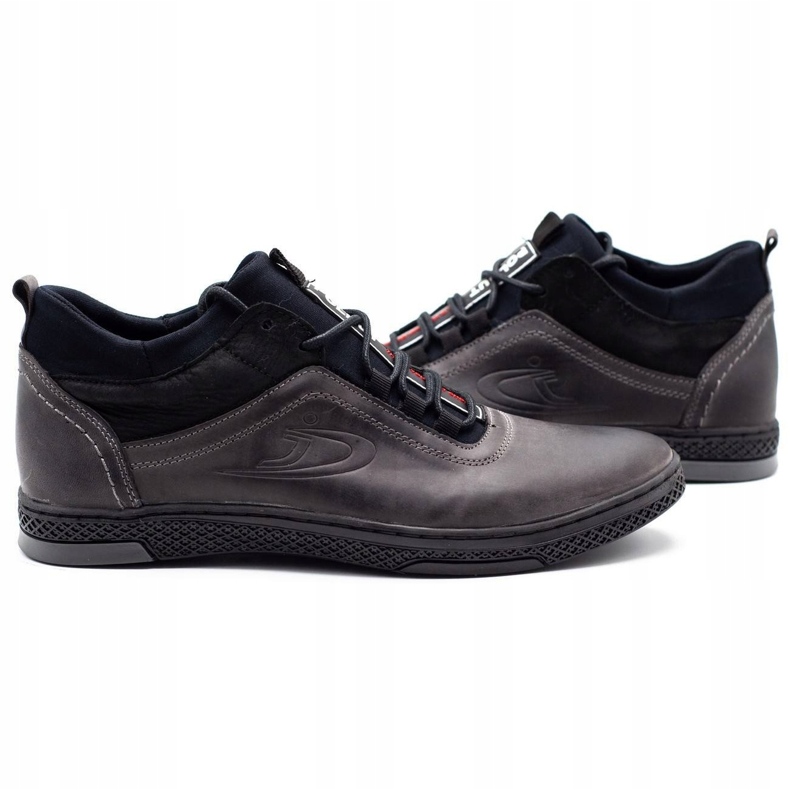 Polbut Herren-Winterstiefel K27F, grau schwarz 3