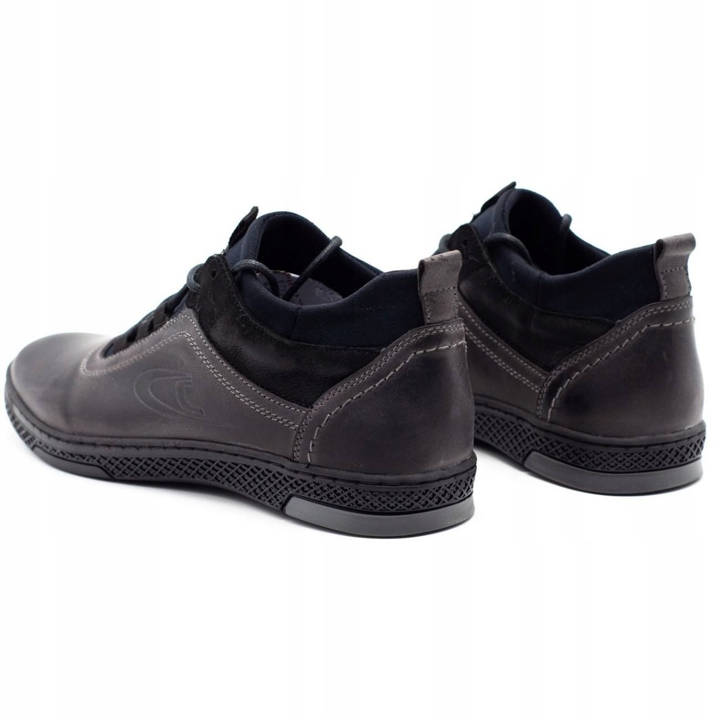 Polbut Herren-Winterstiefel K27F, grau schwarz 4