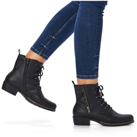 Bequeme isolierte Stiefel Rieker W RKR485A schwarz 1