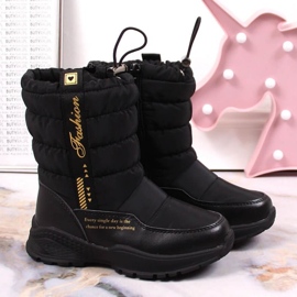 Mit Schafwolle isolierte Schneestiefel Miss Jr EVE391 schwarz 2