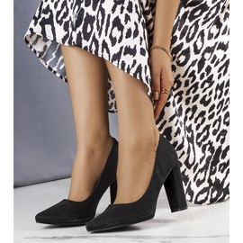 BM Emmas schwarze Pumps mit hohen Absätzen 1