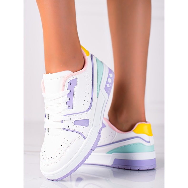 SHELOVET Modische Sportschuhe weiß 1