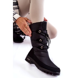 Hohe warme Schneestiefel Progress PROGJ-20-07 Schwarz 2