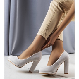 BM Graue Pumps mit Absatz von Fardi 1