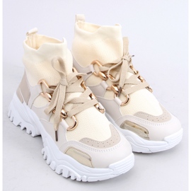 BM Watts Sockensneaker in Beige 1