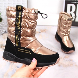 Evento Schneestiefel isoliert mit Lammwolle gold Miss golden 1