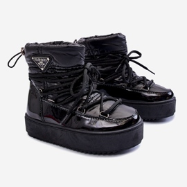 Isolierte Schneestiefel für Kinder Schwarz Colina 1