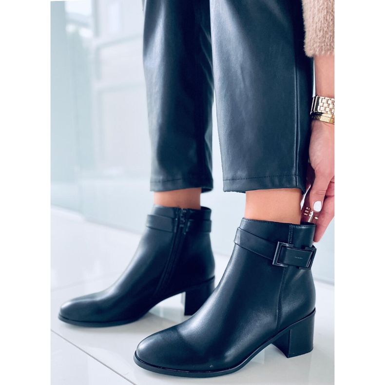 BM Dolores Schwarze hochhackige Stiefel 2