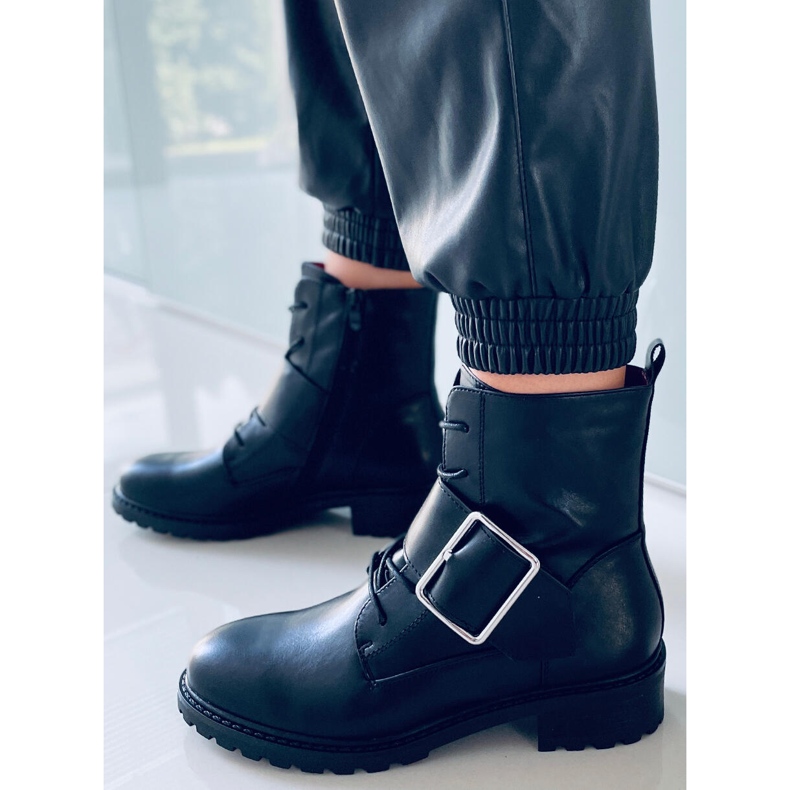 BM Schnürstiefel Billy Black schwarz 2