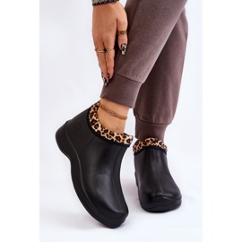 PM2 Damen-Regenstiefel zum Hineinschlüpfen Warm Spots Black Izera schwarz 1