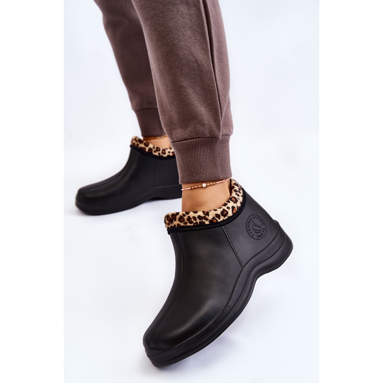 PM2 Damen-Regenstiefel zum Hineinschlüpfen Warm Spots Black Izera schwarz 2