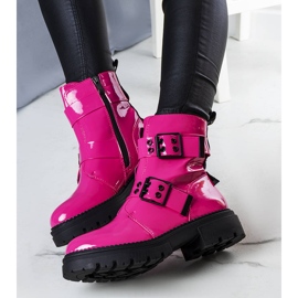BM Rosa lackierte isolierte Stiefel von Faleri 2